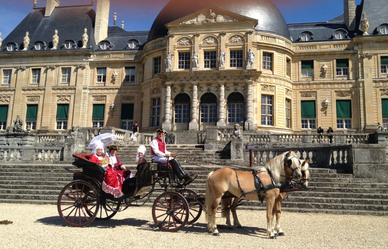 Mariage en calèche dans un domaine de Seine-et-Marne