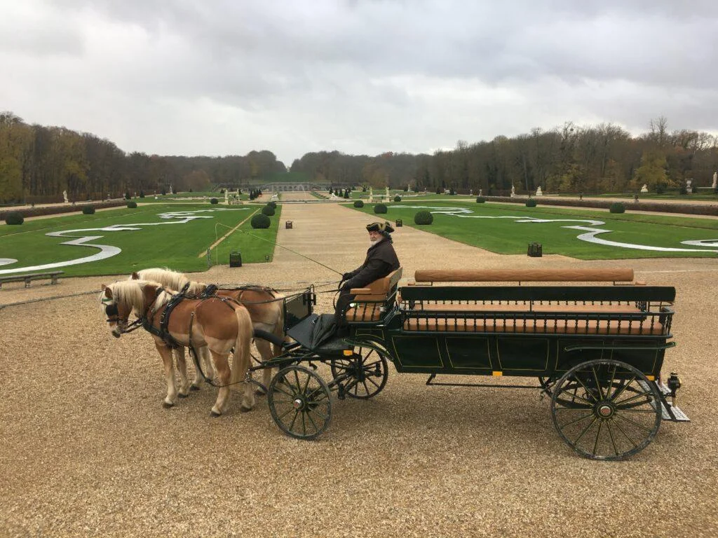 Grande wagonnette dix places vert foncé et jaune